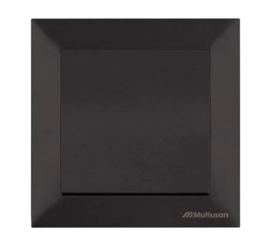 Единичен ключ схема 1-10А Черен Candela Mutlusan.png